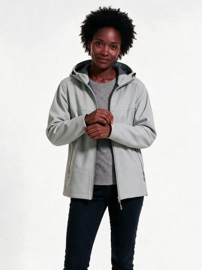 Haakon - Unisex Hooded Shell Jacket in Six Colours - Grey