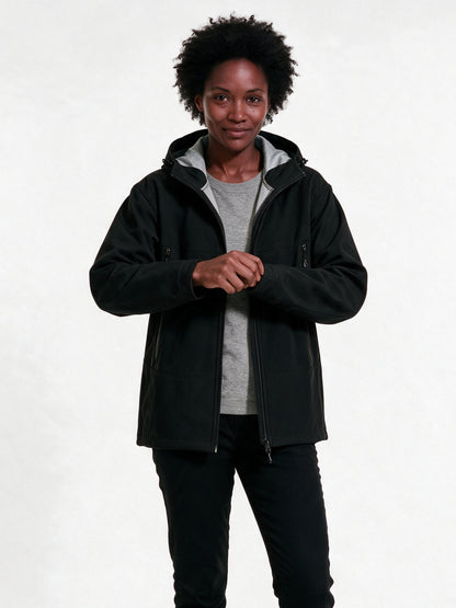Haakon - Unisex Hooded Shell Jacket in Six Colours - view 1