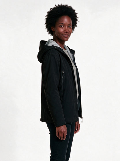 Haakon - Unisex Hooded Shell Jacket in Six Colours - view 2