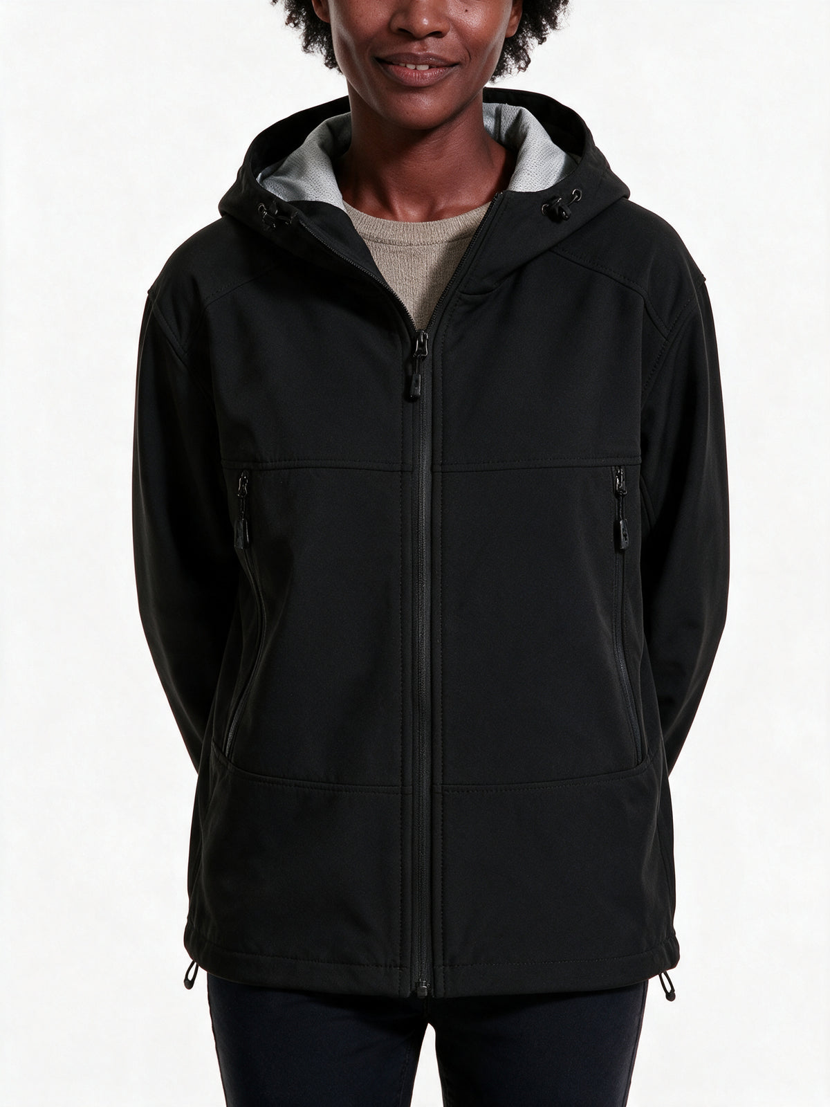 Haakon - Unisex Hooded Shell Jacket in Six Colours - view 3