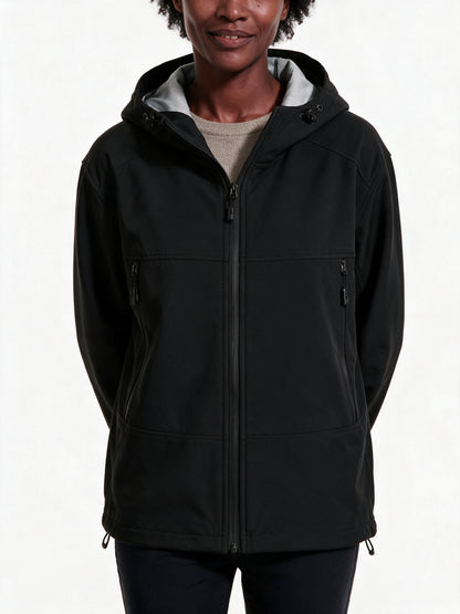 Haakon - Unisex Hooded Shell Jacket in Six Colours - view 3