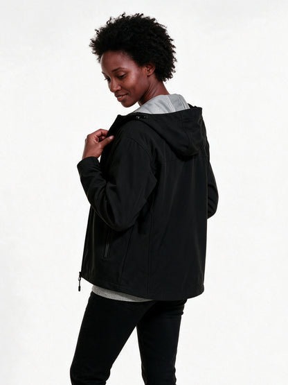 Haakon - Unisex Hooded Shell Jacket in Six Colours - view 5