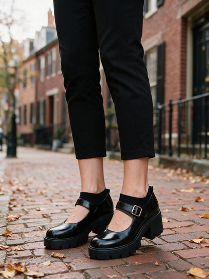 Hannah - Stylish Mary Jane Pumps - view 4