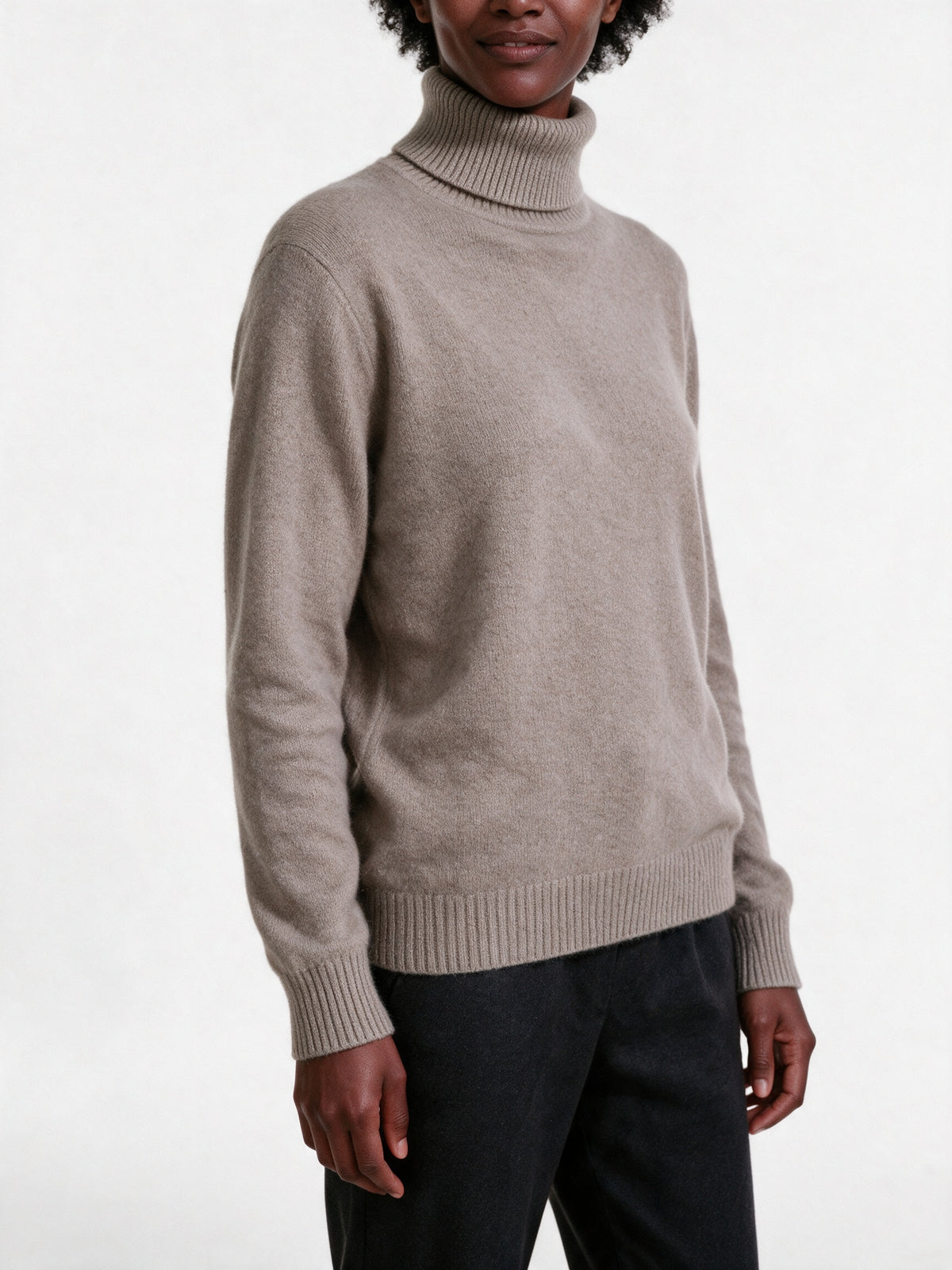 Heloisa - Women's Soft Fine Knit High Neck Sweater - view 3