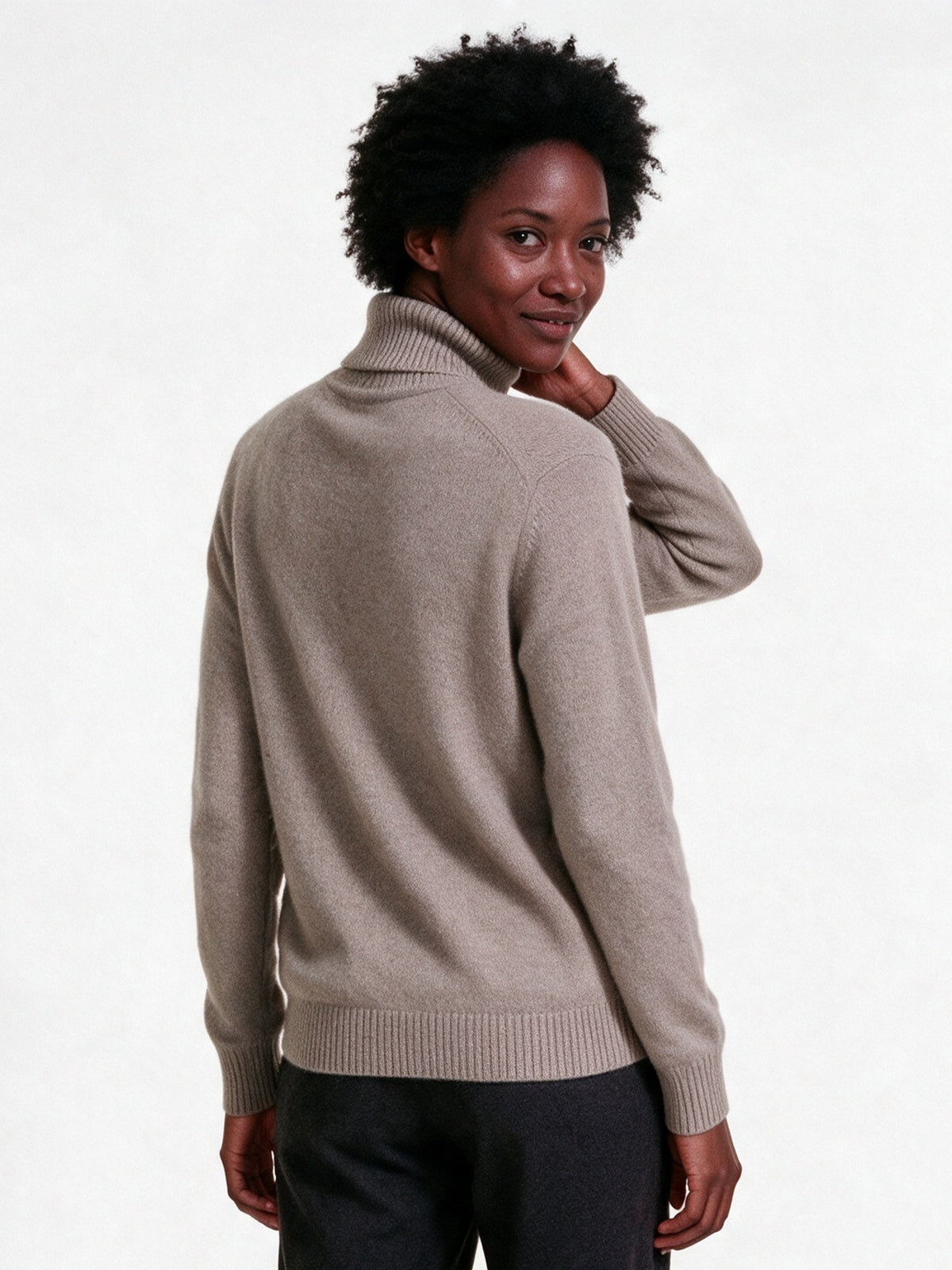 Heloisa - Women's Soft Fine Knit High Neck Sweater - view 5