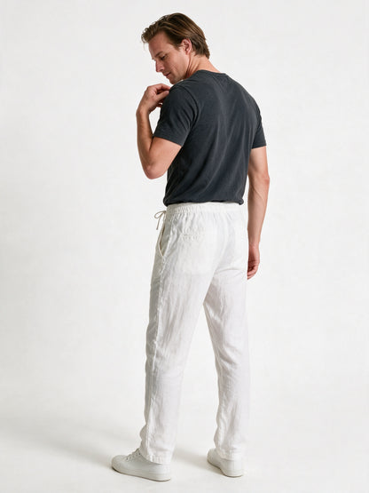 Jonas - Men's Lightweight Relaxed Drawstring Trousers - view 5