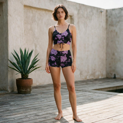 Kelly - Floral High Waist Bikini Swimsuit
