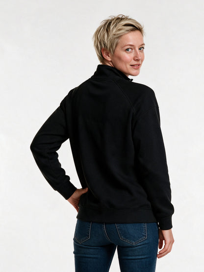 Knut - Unisex Half Zip Stand Collar Sweatshirt - view 5