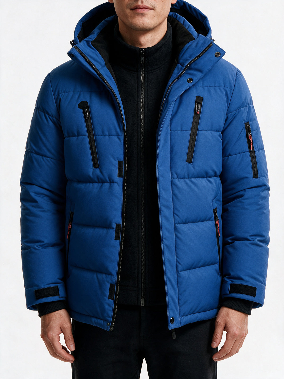 Lasse - Men's Hooded Quilted Puffer Jacket - view 3
