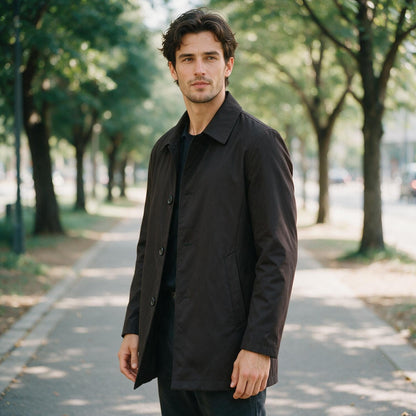 Levi - Stylish Long Windproof Jacket for Autumn