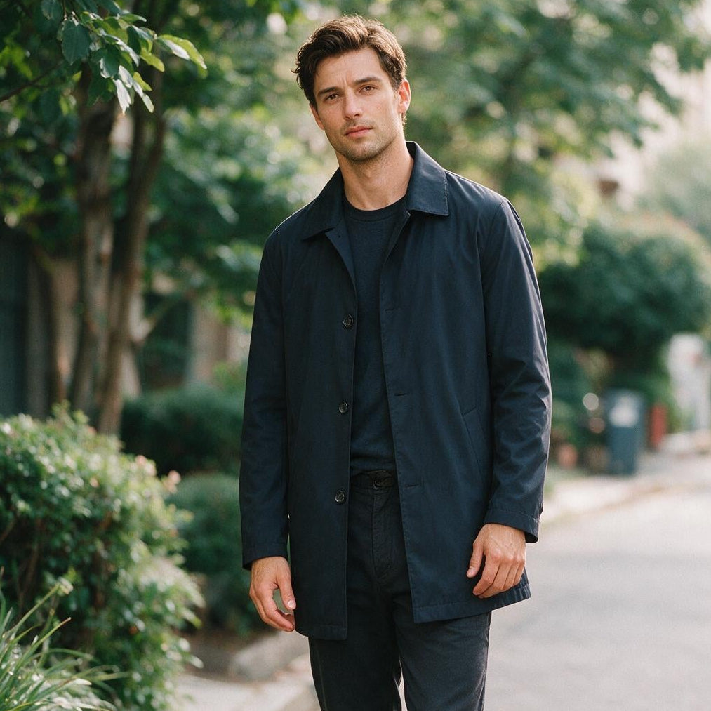 Levi - Stylish Long Windproof Jacket for Autumn