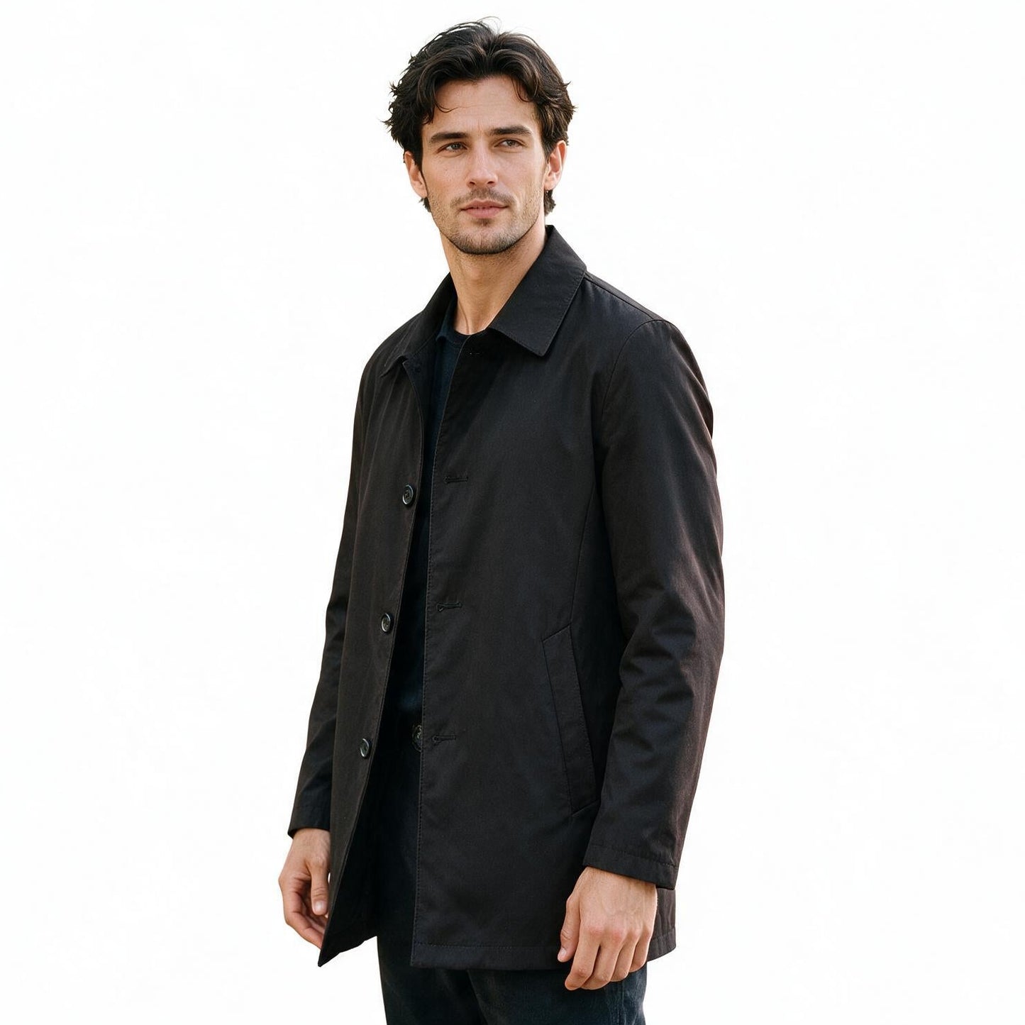 Levi - Stylish Long Windproof Jacket for Autumn