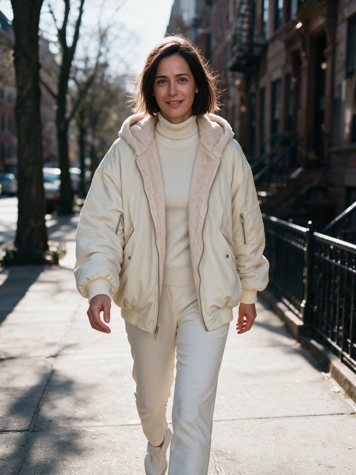 Liesel - Women's Hooded Oversized Jacket with Cosy Lining - view 4