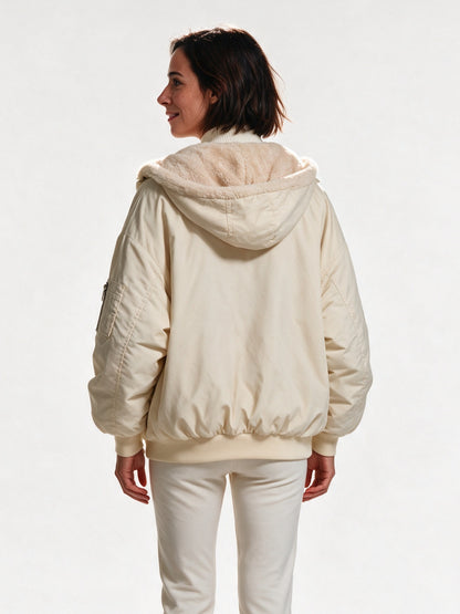 Liesel - Women's Hooded Oversized Jacket with Cosy Lining - view 5