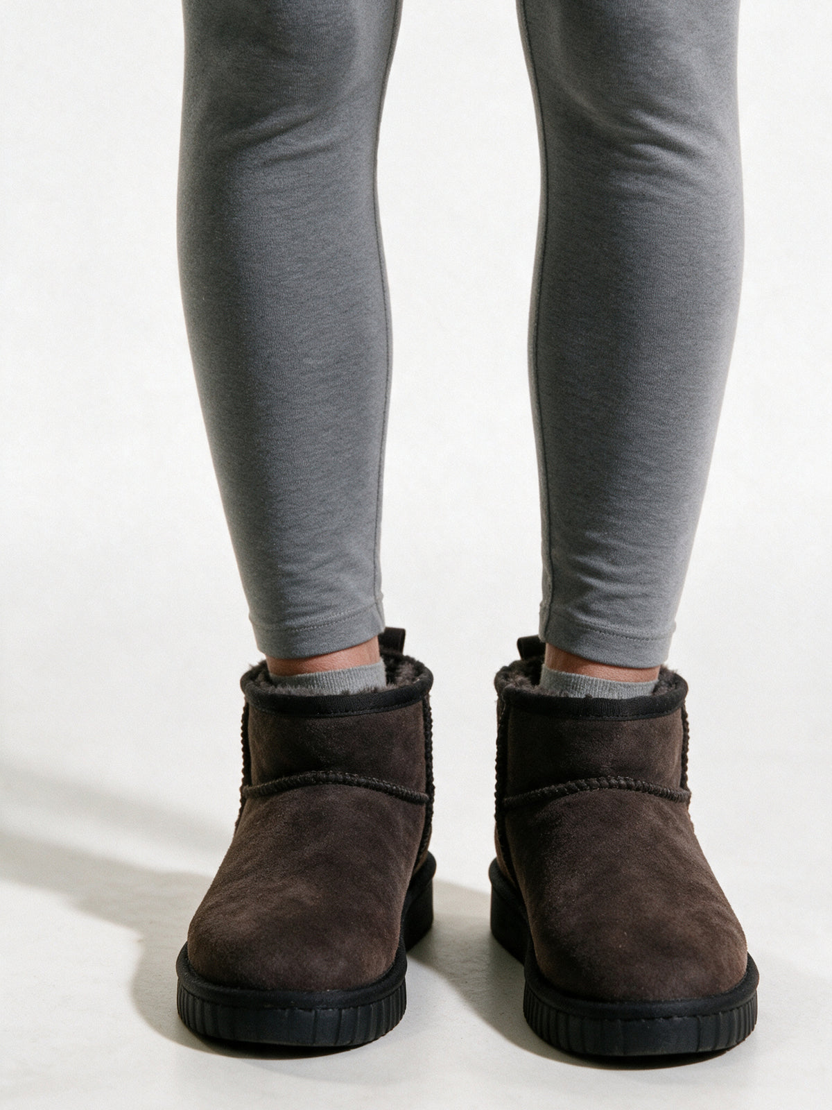 Liv - Women's Mini Pull On Ankle Boots with Lined Collar - view 1