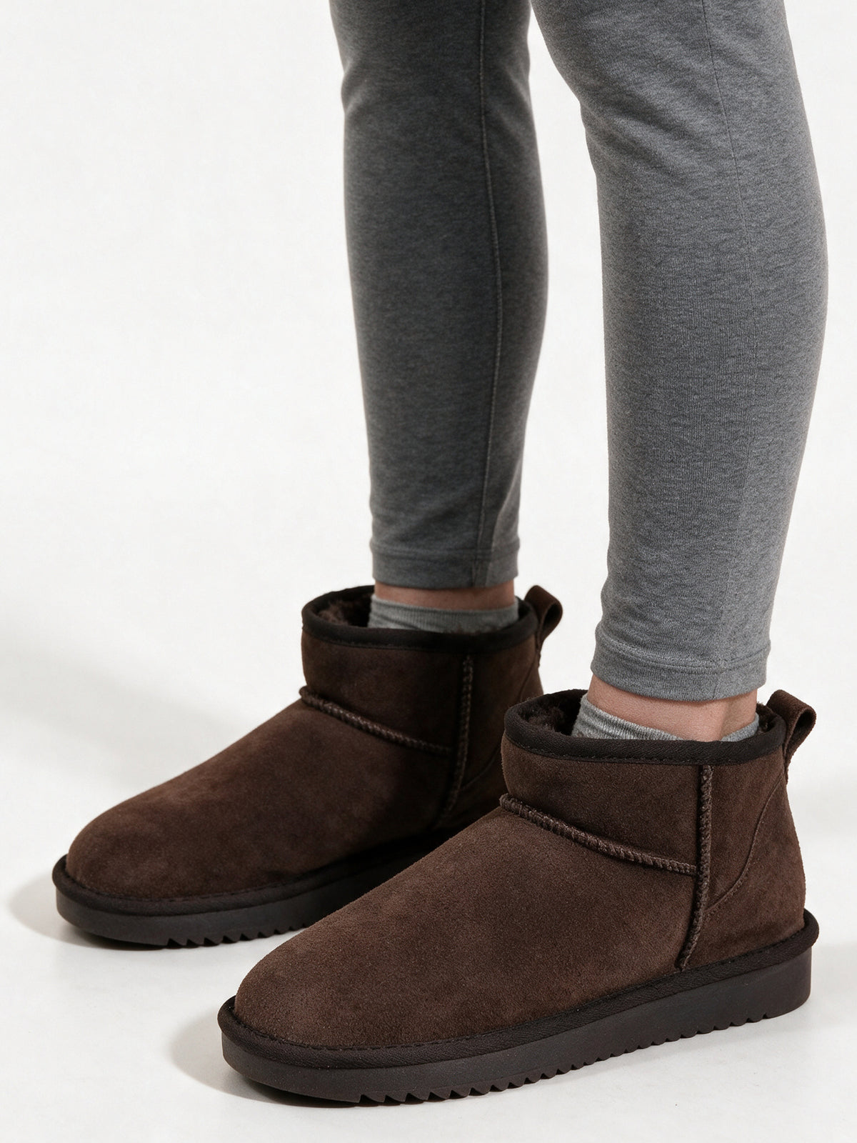 Liv - Women's Mini Pull On Ankle Boots with Lined Collar - view 2