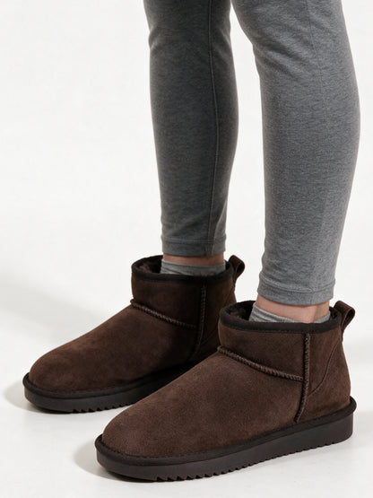 Liv - Women's Mini Pull On Ankle Boots with Lined Collar - view 2