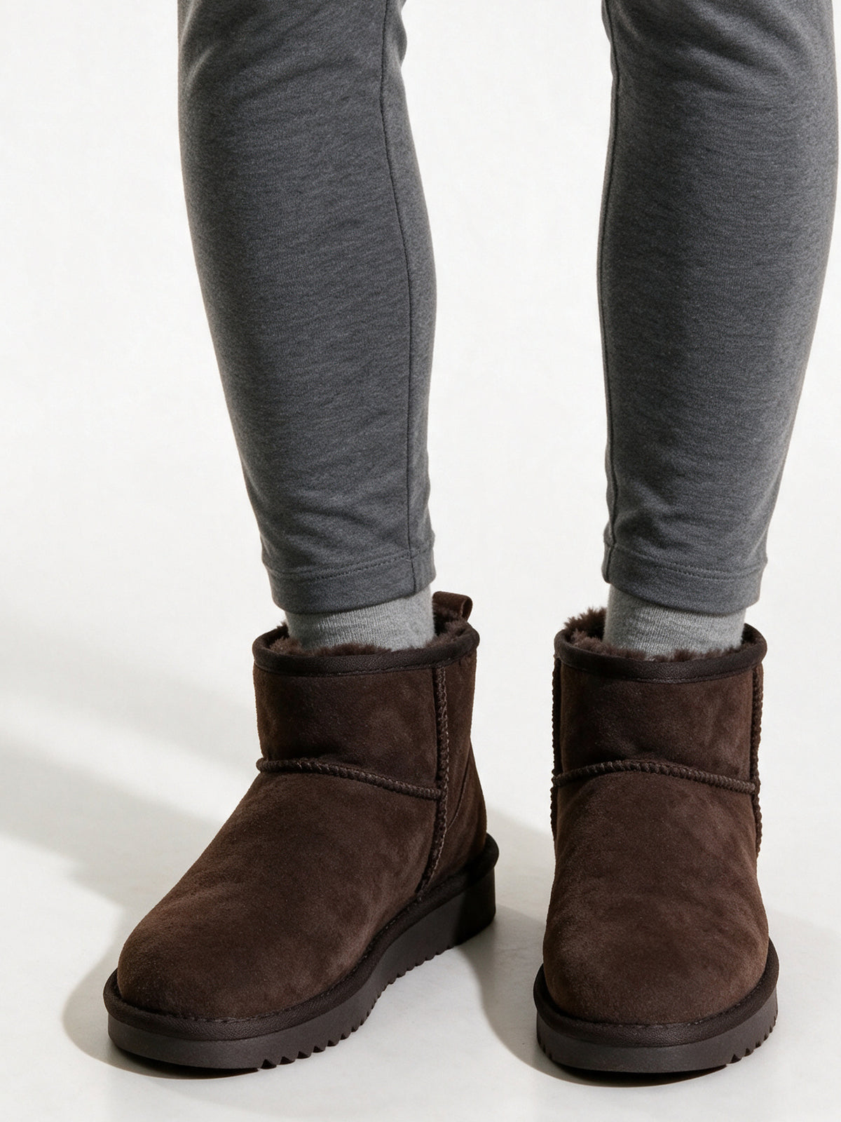 Liv - Women's Mini Pull On Ankle Boots with Lined Collar - view 3