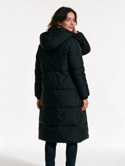 Livia - Women's Long Hooded Puffer Coat - view 5