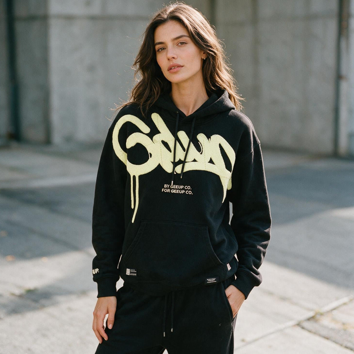 Logan - Oversized Casual Letter Hoodie