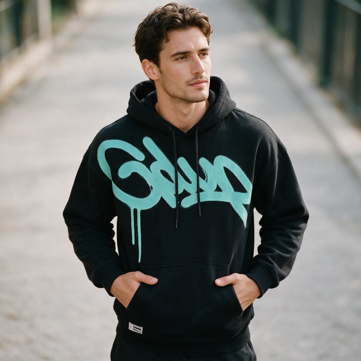 Logan - Oversized Casual Letter Hoodie