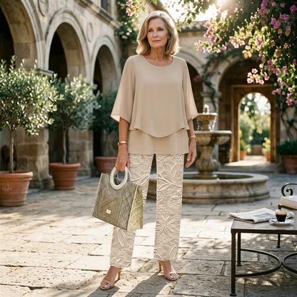 Luciana - Elegant Women's Loungewear Two-Piece Set