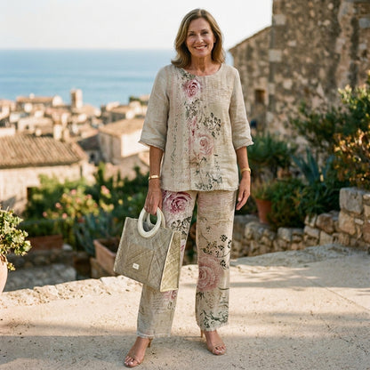 Luciana - Elegant Women's Loungewear Two-Piece Set