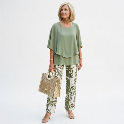 Luciana - Elegant Women's Loungewear Two-Piece Set