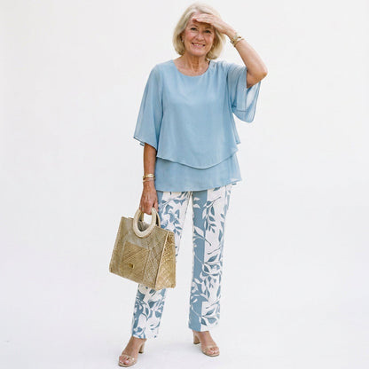 Luciana - Elegant Women's Loungewear Two-Piece Set