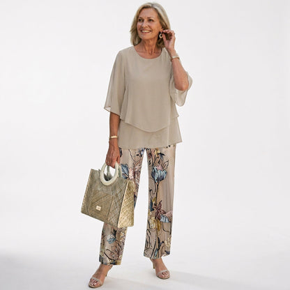 Luciana - Elegant Women's Loungewear Two-Piece Set