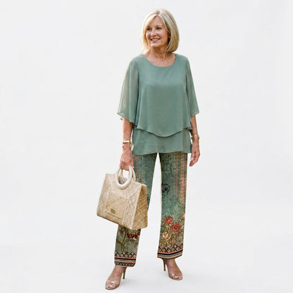 Luciana - Elegant Women's Loungewear Two-Piece Set