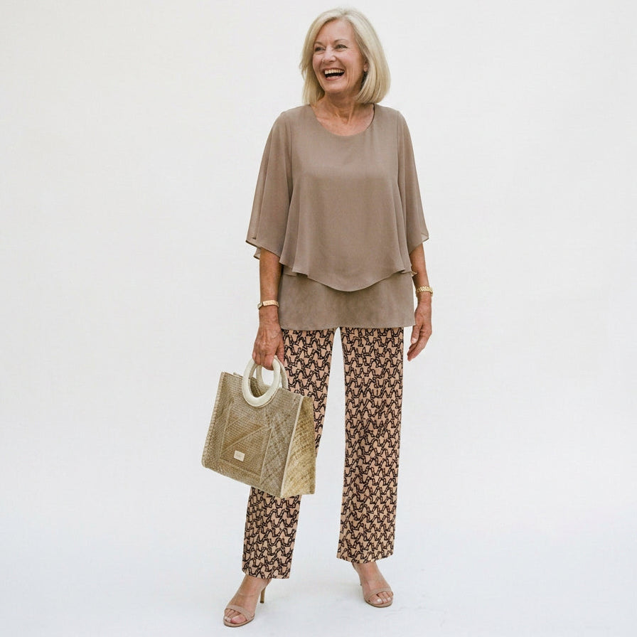 Luciana - Elegant Women's Loungewear Two-Piece Set