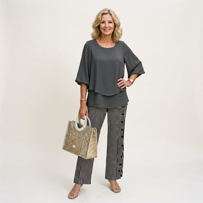 Luciana - Elegant Women's Loungewear Two-Piece Set