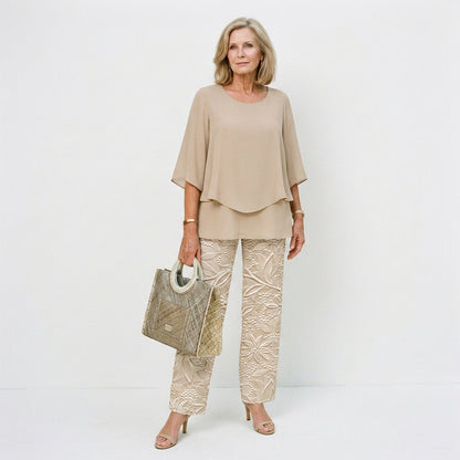 Luciana - Elegant Women's Loungewear Two-Piece Set
