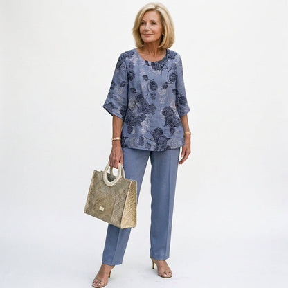 Luciana - Elegant Women's Loungewear Two-Piece Set
