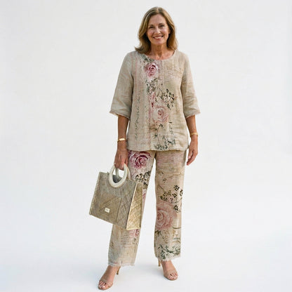 Luciana - Elegant Women's Loungewear Two-Piece Set