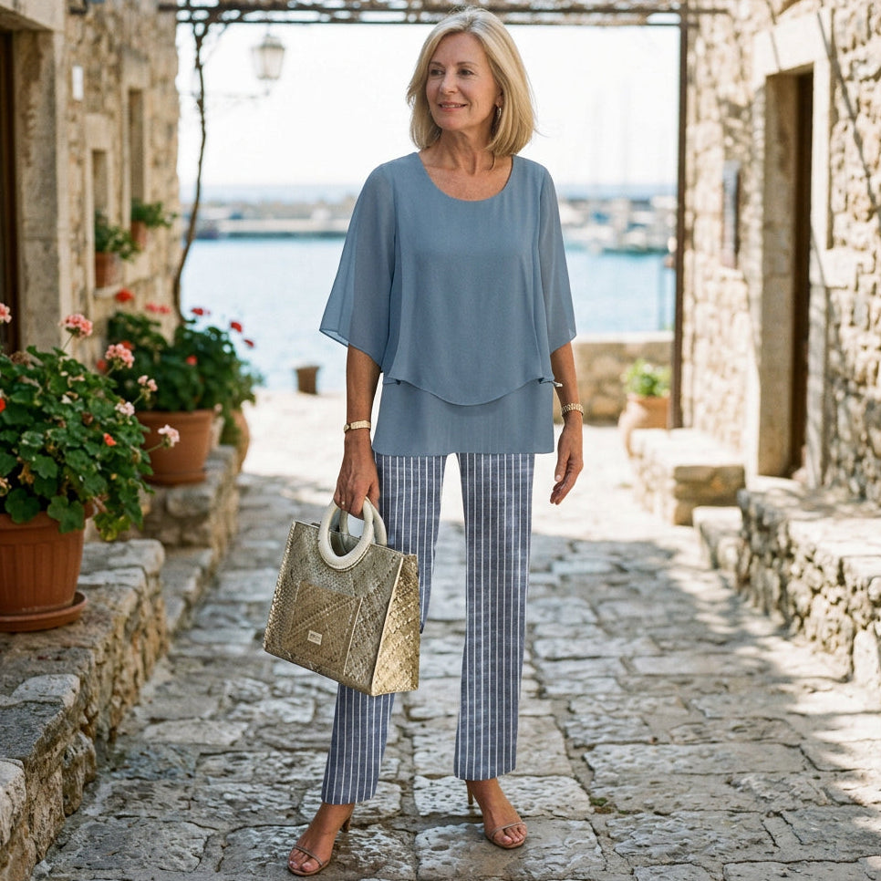 Luciana - Elegant Women's Loungewear Two-Piece Set