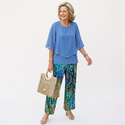 Luciana - Elegant Women's Loungewear Two-Piece Set