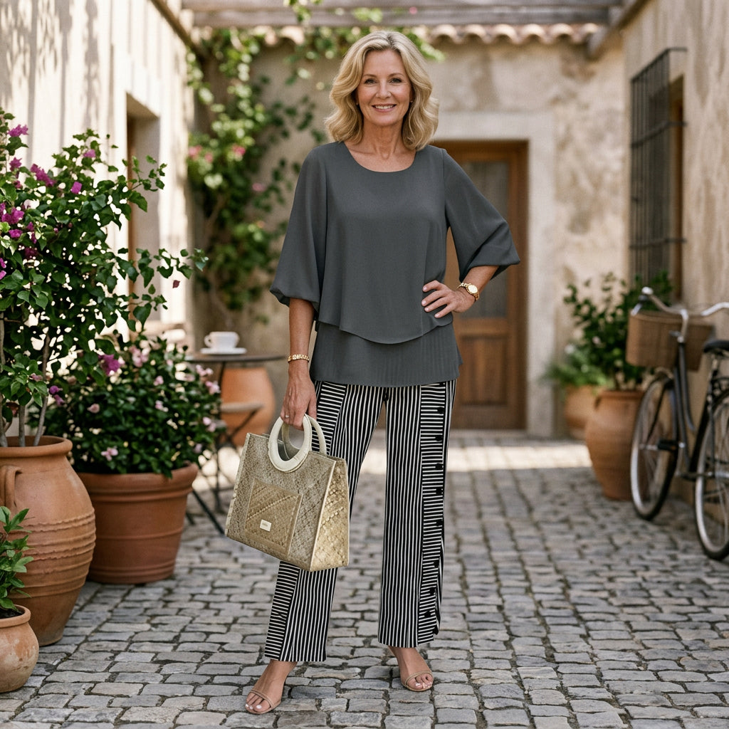 Luciana - Elegant Women's Loungewear Two-Piece Set