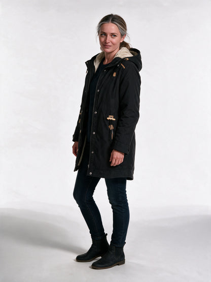 Madison - Hooded Parka Coat with Adjustable Waist - view 2