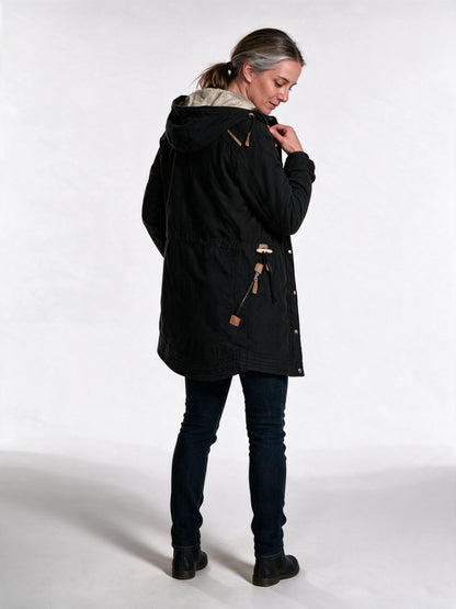 Madison - Hooded Parka Coat with Adjustable Waist - view 5