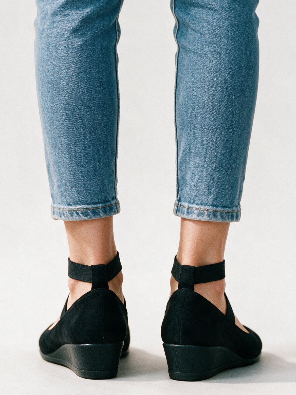 Magali - Women's Cross Strap Wedge Ballet Flats - view 5