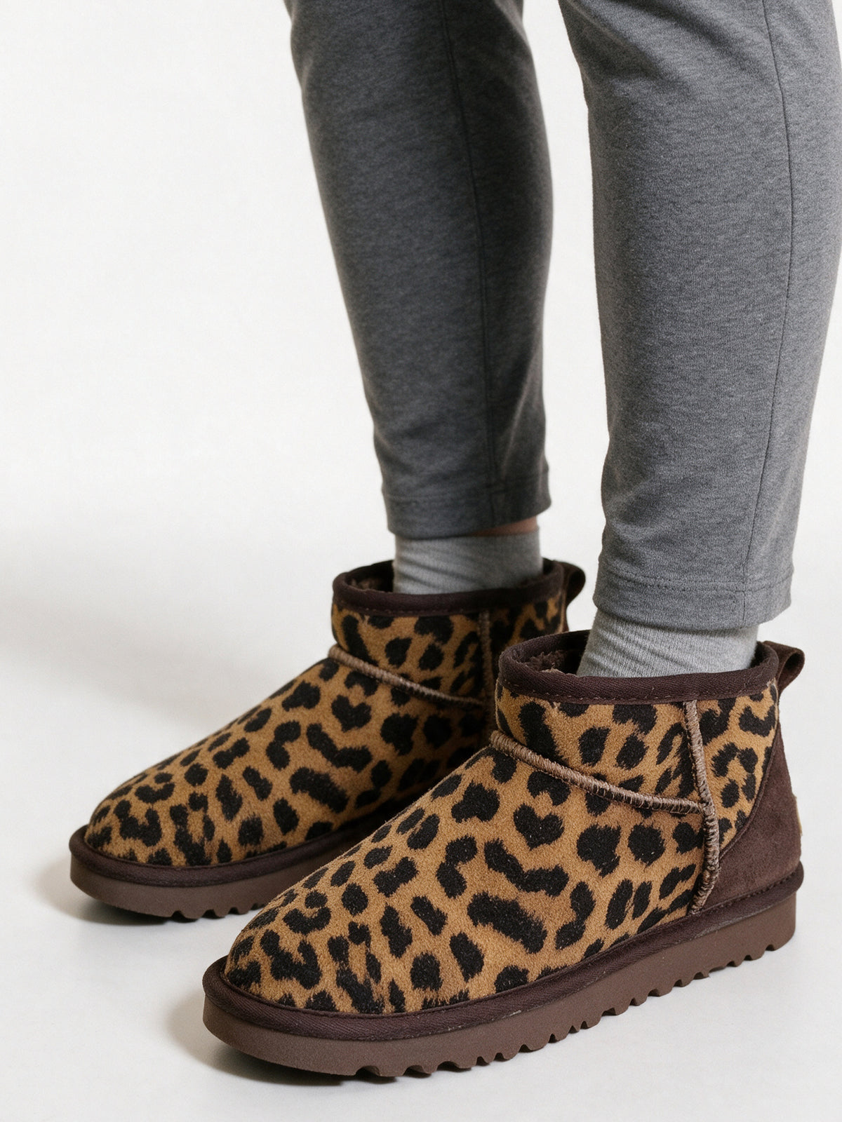 Malin - Women's Leopard Print Pull On Boots and Slip Ons - view 1