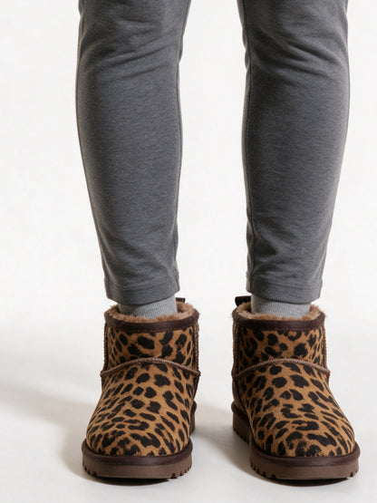 Malin - Women's Leopard Print Pull On Boots and Slip Ons - view 3