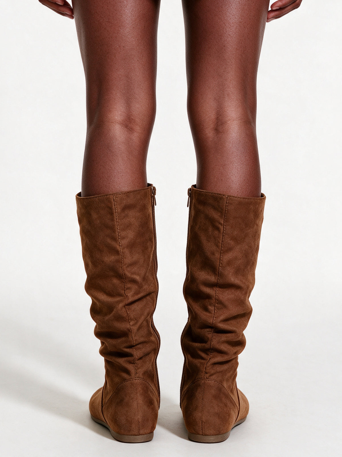 Margit - Women's Flat Side Zip Slouch Boots - view 5