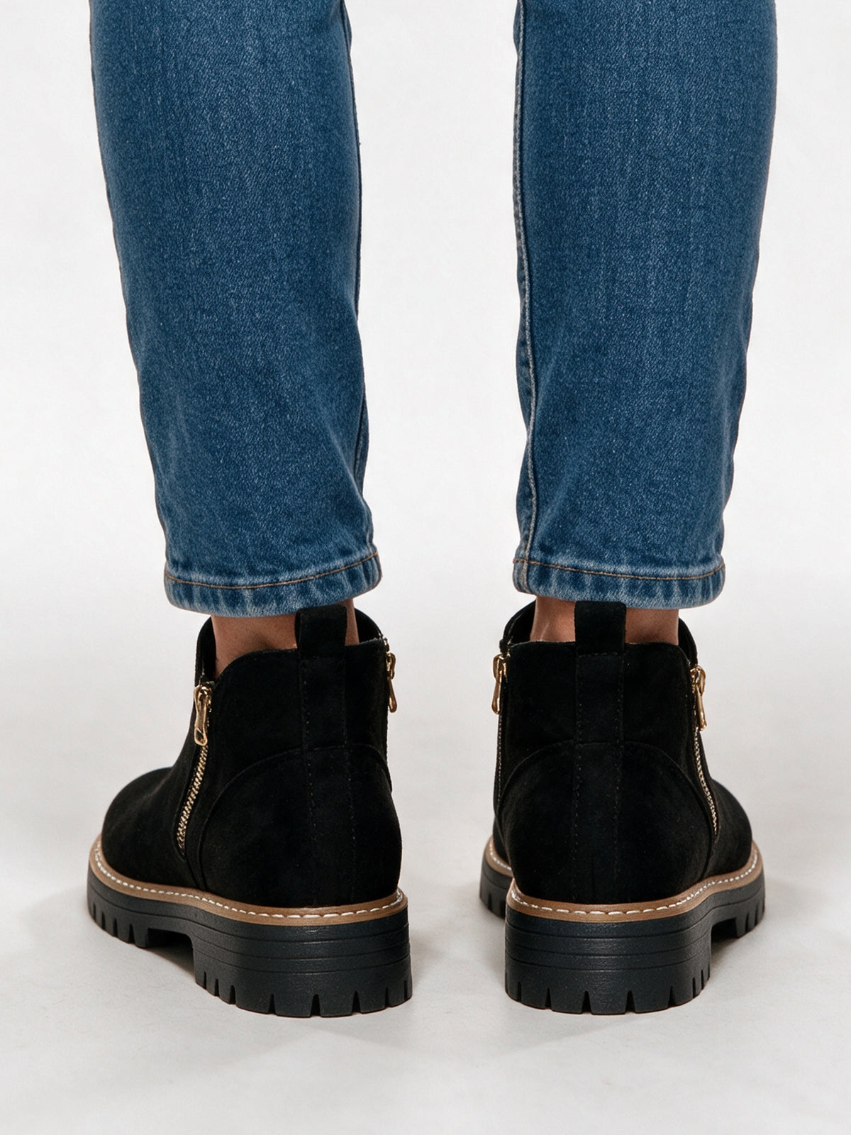 Marit - Women's Lug Sole Side Zip Ankle Boots - view 5