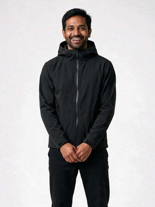 Matteo - Men's Hooded Softshell Jacket with Warm Lining - view 1