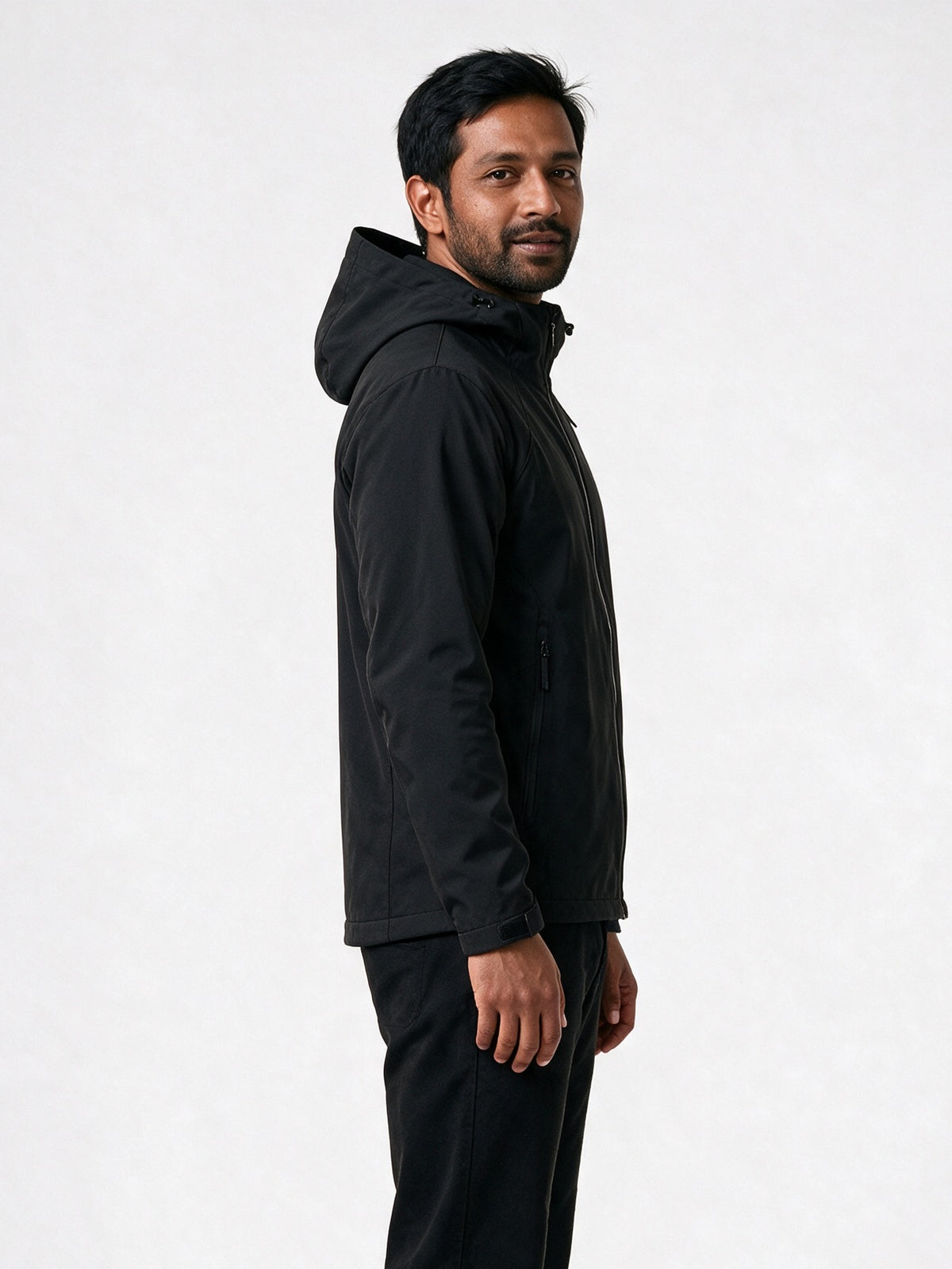 Matteo - Men's Hooded Softshell Jacket with Warm Lining - view 2