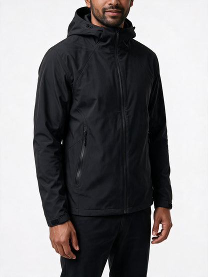 Matteo - Men's Hooded Softshell Jacket with Warm Lining - view 3