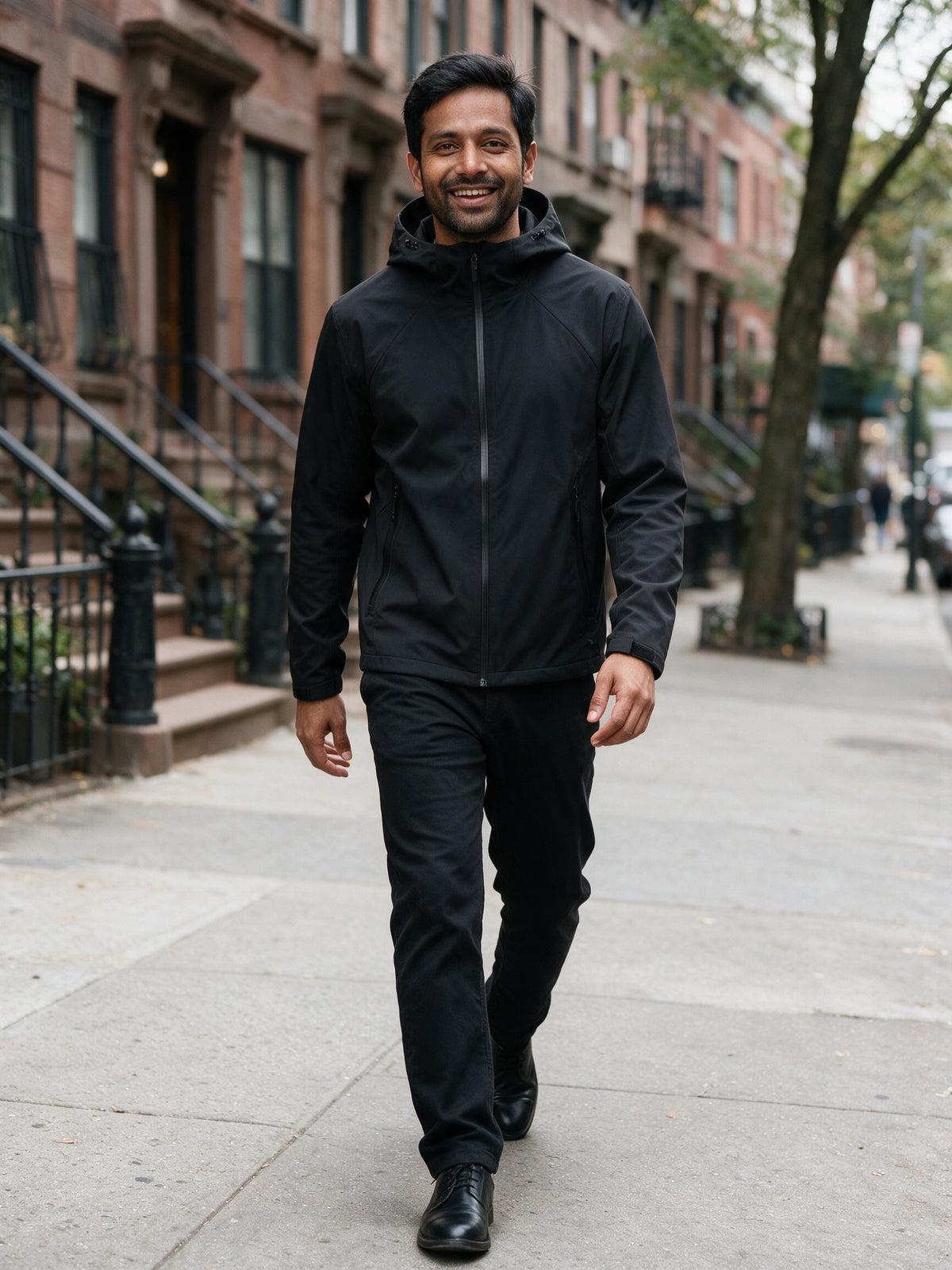 Matteo - Men's Hooded Softshell Jacket with Warm Lining - view 4